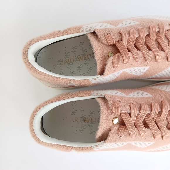 Stuart Weitzman Hartlee Knit Sneakers Size 40 - Picture 9 of 11